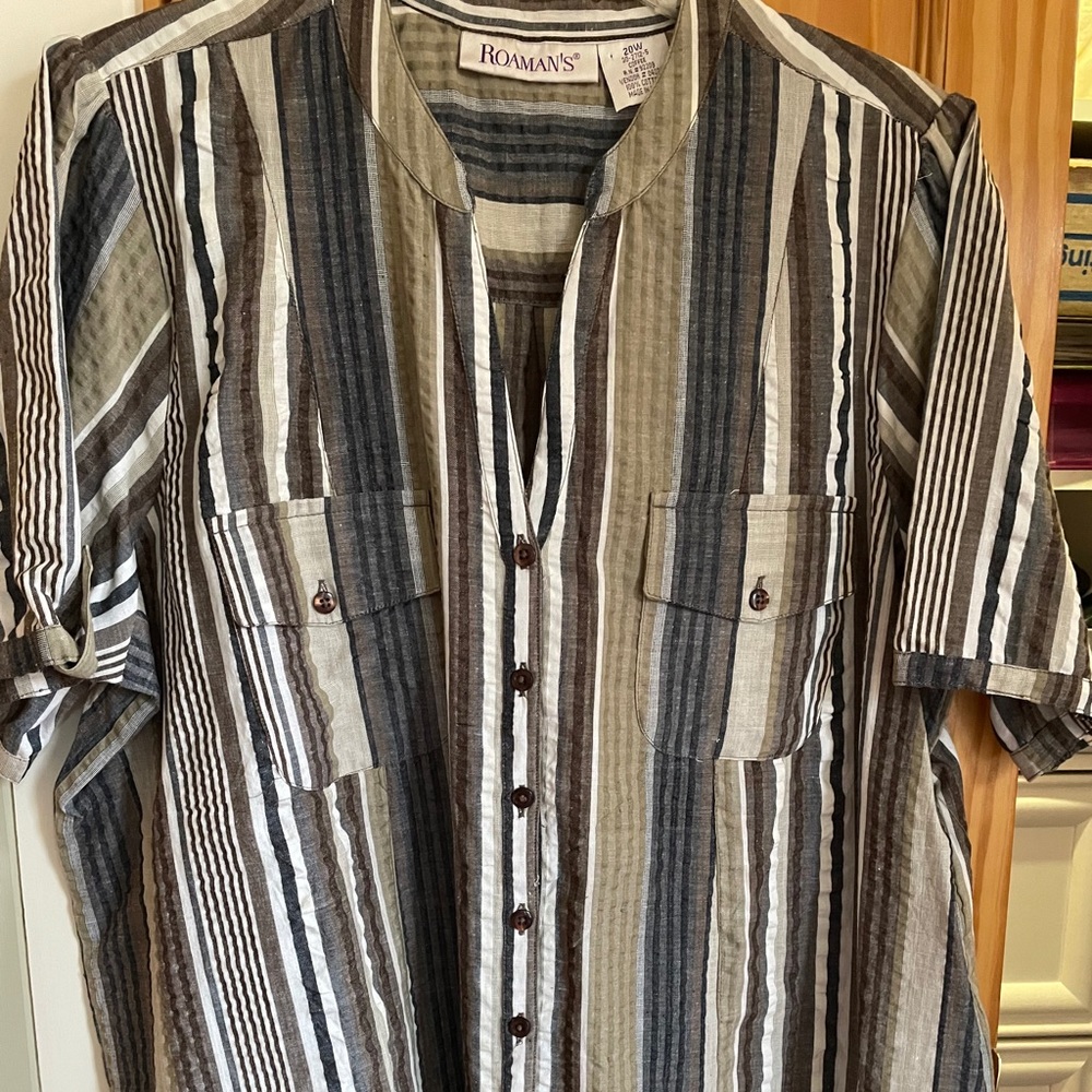 Seersucker Blouse